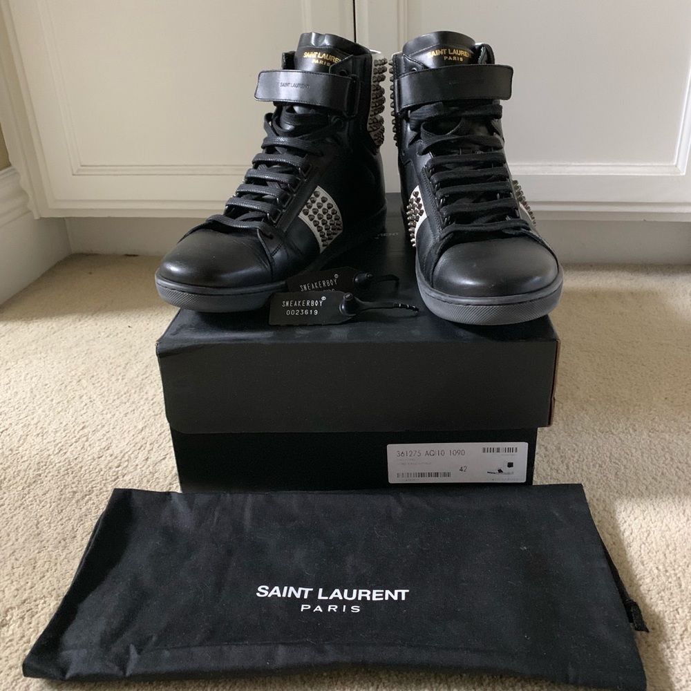 Saint Laurent Studded Sneakers